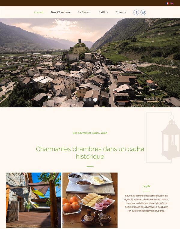 Création des sites internet / web, photographie & vidéo - Sion - Martigny - Sierre - Valais